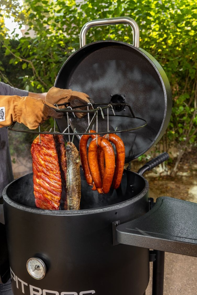 Pit Boss - Champion Charcoal Barrel Smoker