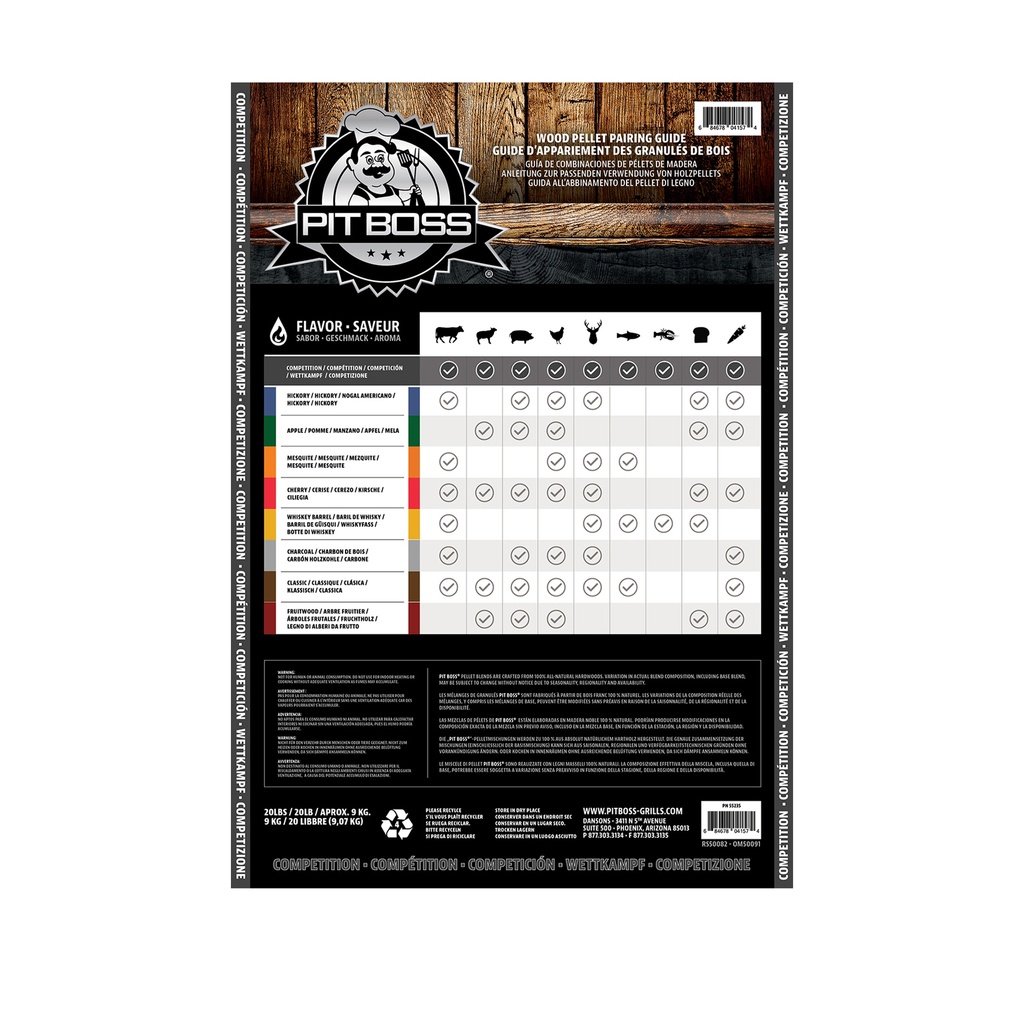 Pit Boss - 9kg - Competition Blend