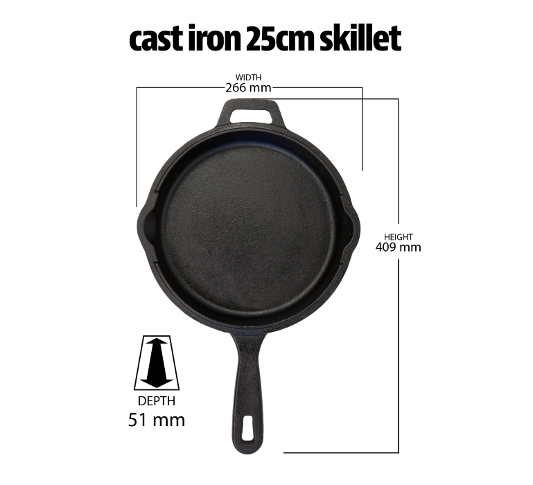 Pit Boss - SET DE 6 CASSEROLES EN FONTE - Starter Kit
