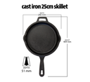 Pit Boss - SET DE 6 CASSEROLES EN FONTE - Starter Kit