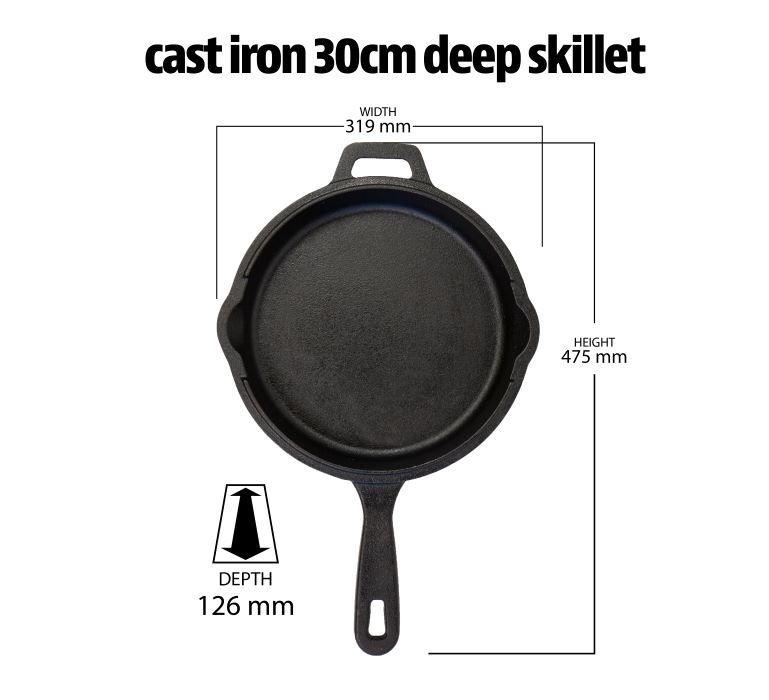 Pit Boss - SET DE 6 CASSEROLES EN FONTE - Starter Kit
